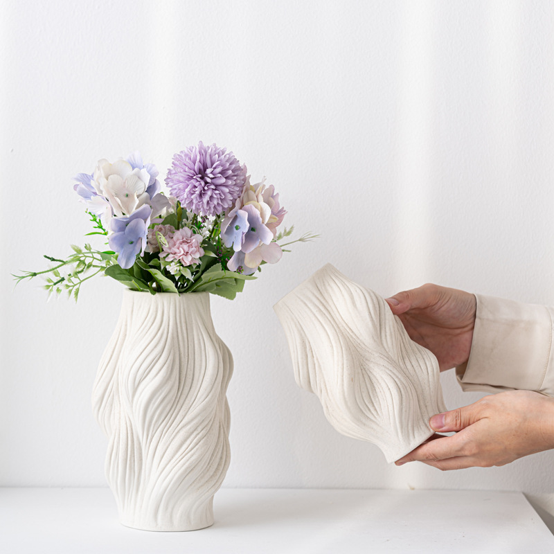 Fengsui fired ceramic vase ornaments hydroponic vase ornaments home decoration